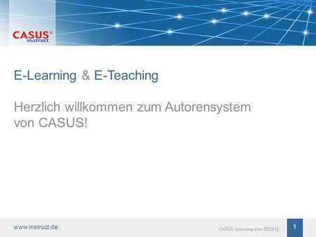 E-Learning & E-Teaching