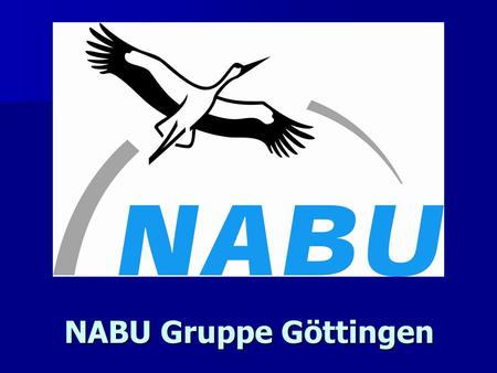 NABU Gruppe Göttingen.