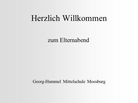 Georg-Hummel Mittelschule Moosburg