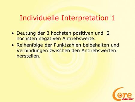 Individuelle Interpretation 1