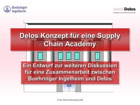 Delos Konzept für eine Supply Chain Academy