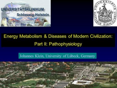 Energy Metabolism & Diseases of Modern Civilization: