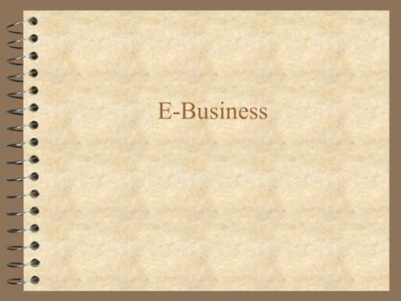 E-Business.