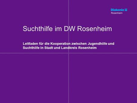 Suchthilfe im DW Rosenheim