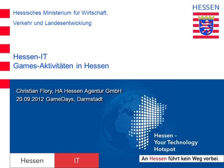 Hessen-IT Games-Aktivitäten in Hessen