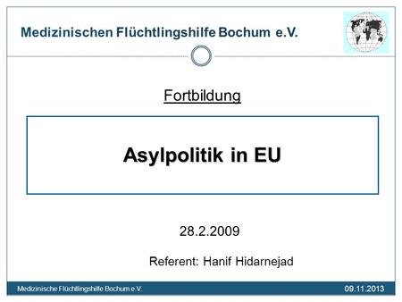 Medizinischen Flüchtlingshilfe Bochum e.V.