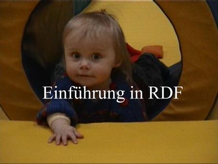 Einführung in RDF.