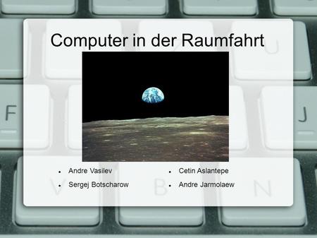 Computer in der Raumfahrt