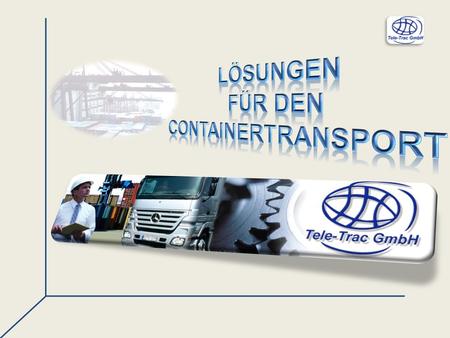Lösungen für den Containertransport.