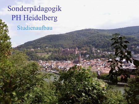 Sonderpädagogik PH Heidelberg