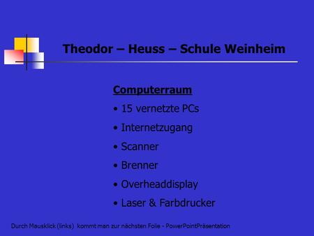 Theodor – Heuss – Schule Weinheim