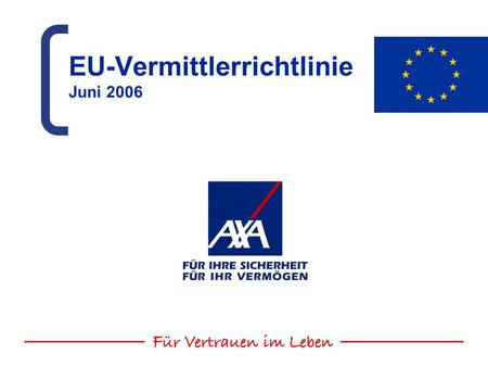 EU-Vermittlerrichtlinie Juni 2006