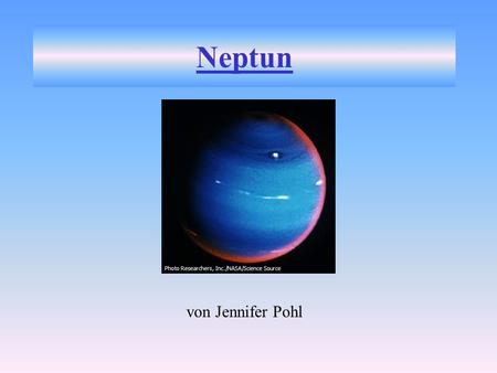 Neptun von Jennifer Pohl.