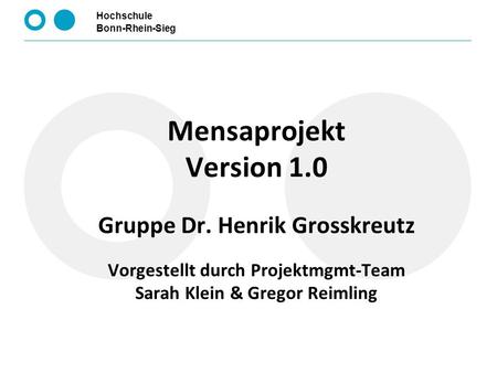Gruppe Dr. Henrik Grosskreutz
