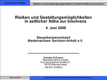 Steuerberaterverband  Niedersachsen Sachsen-Anhalt e.V.