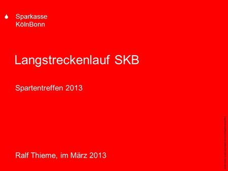 Langstreckenlauf SKB Spartentreffen 2013 Ralf Thieme, im März 2013.