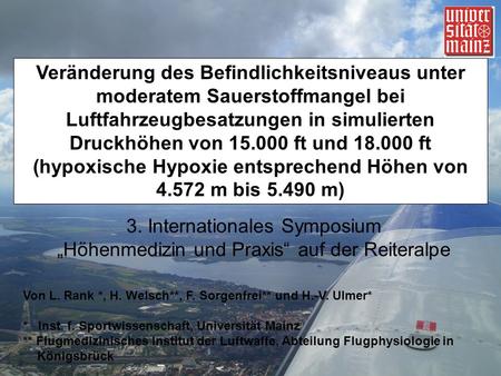 3. Internationales Symposium