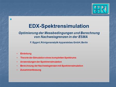 EDX-Spektrensimulation