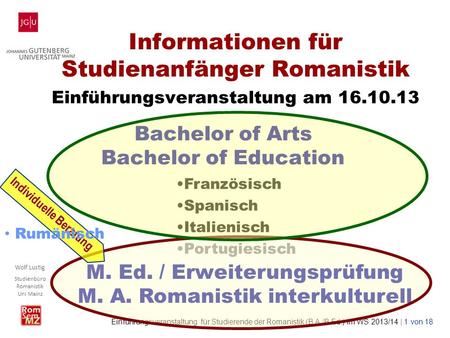 Bachelor of Arts Bachelor of Education