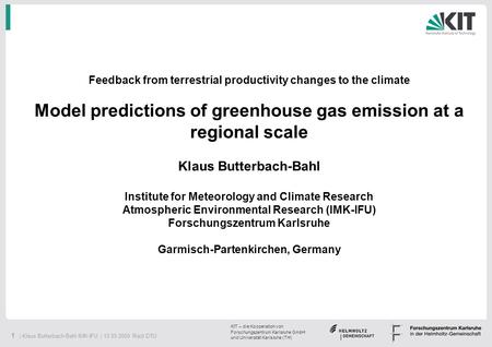 Model predictions of greenhouse gas emission at a regional scale
