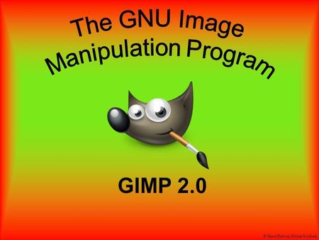GIMP 2.0 The GNU Image Manipulation Program