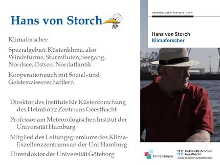Hans von Storch Klimaforscher
