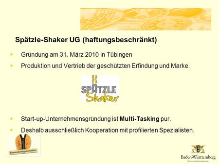 Spätzle-Shaker UG (haftungsbeschränkt)