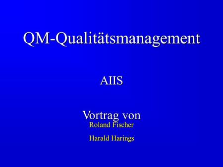 QM-Qualitätsmanagement