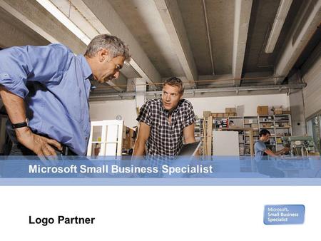 Microsoft Small Business Specialist Logo Partner.