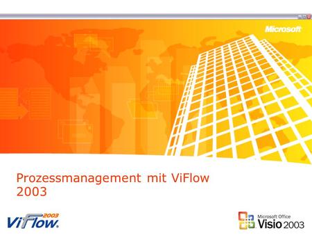 Prozessmanagement mit ViFlow 2003