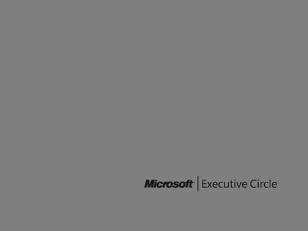 Microsoft Executive Circle
