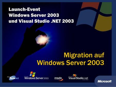Migration auf Windows Server 2003