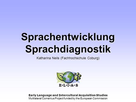 Sprachentwicklung Sprachdiagnostik