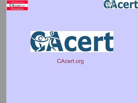 CAcert.org.