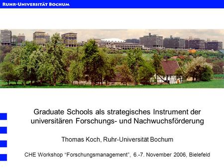 Thomas Koch, Ruhr-Universität Bochum