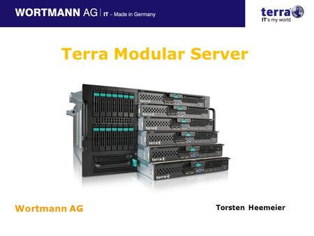 Terra Modular Server Wortmann AG Torsten Heemeier Referent.