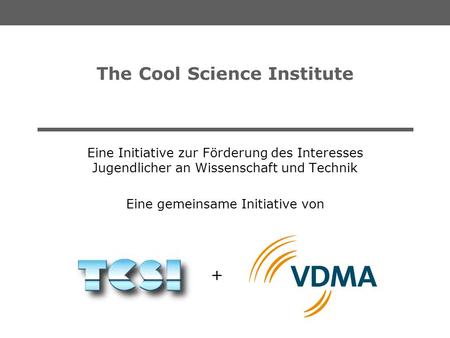 The Cool Science Institute