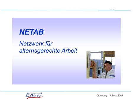NETAB Netzwerk für alternsgerechte Arbeit.