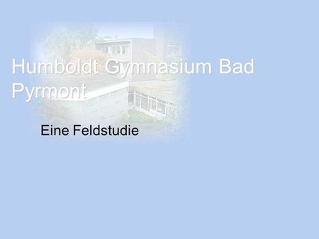 Humboldt Gymnasium Bad Pyrmont
