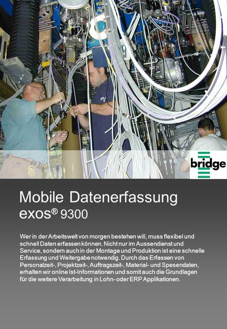 Mobile Datenerfassung exos® 9300