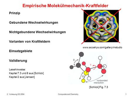 Empirische Molekülmechanik-Kraftfelder