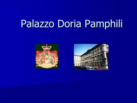 Palazzo Doria Pamphili
