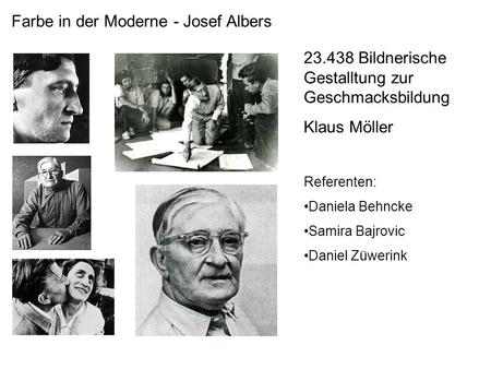 Farbe in der Moderne - Josef Albers