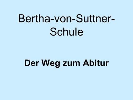 Bertha-von-Suttner-Schule