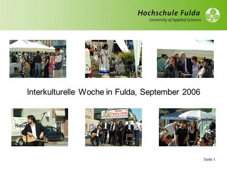 Interkulturelle Woche in Fulda, September 2006