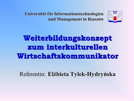 Universität für Informationstechnologien und Management in Rzeszów