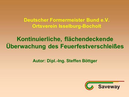 Deutscher Formermeister Bund e.V. Ortsverein Isselburg-Bocholt