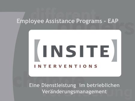 Employee Assistance Programs - EAP