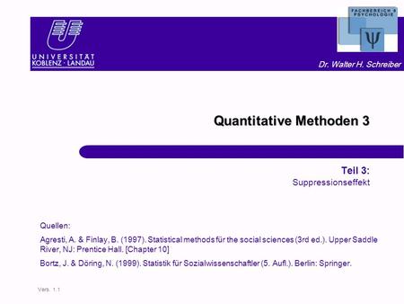 Quantitative Methoden 3