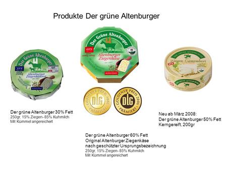Produkte Der grüne Altenburger
